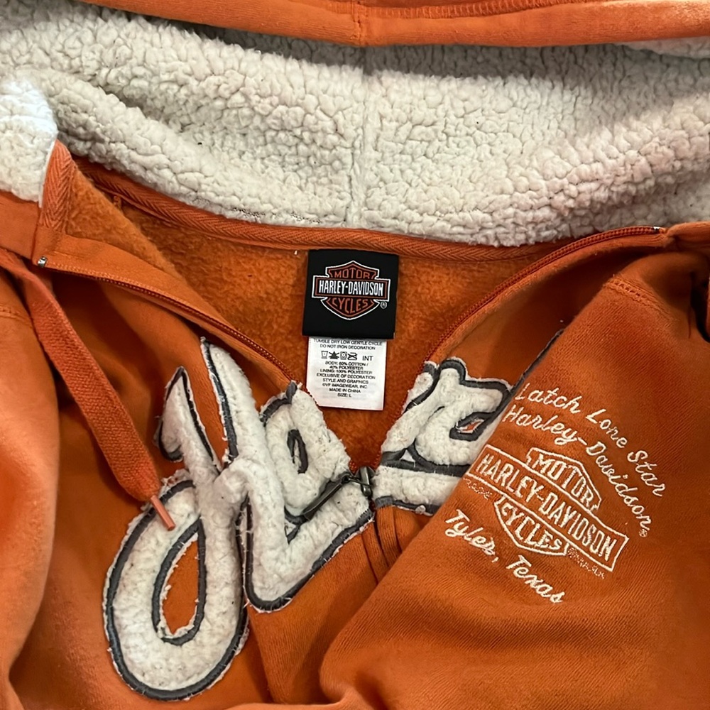 Vintage Harley Davidson zip up